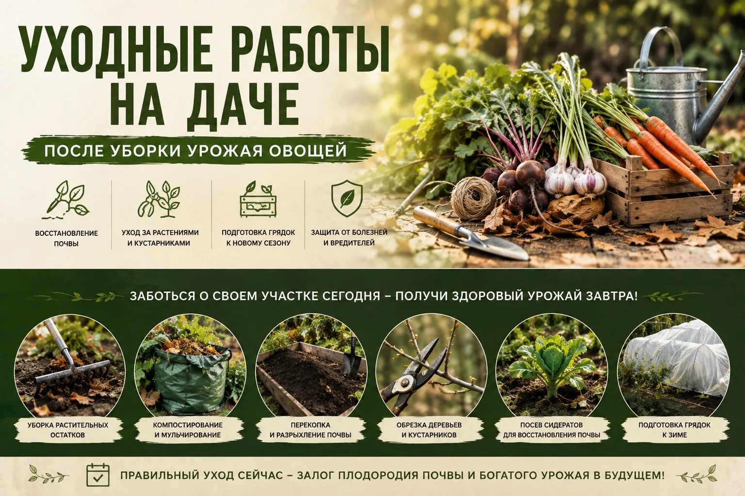 УХОДНЫЕ РАБОТЫ НА ДАЧЕ ПОСЛЕ УБОРКИ УРОЖАЯ ОВОЩЕЙ УХОДНЫЕ РАБОТЫ НА ДАЧЕ ПОСЛЕ УБОРКИ УРОЖАЯ ОВОЩЕЙ