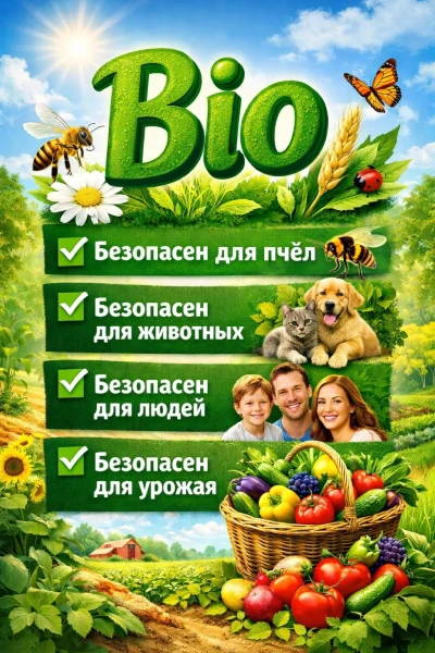 Биофунгицид Псевдобактерин 3 (1 л) + Органическое удобрение Универсальное  (1л)